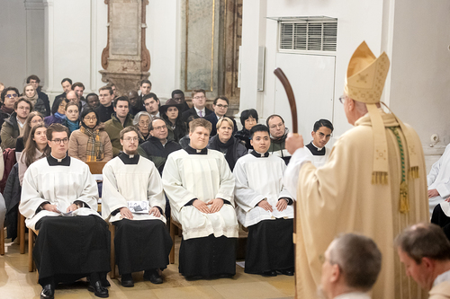 Feier der Beauftragung im Wiener Priesterseminar / Erzdiözese Wien/ Schönlaub, Stephan Schönlaub