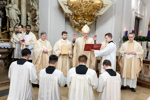 Feier der Beauftragung im Wiener Priesterseminar / Erzdiözese Wien/ Schönlaub, Stephan Schönlaub