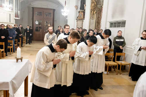 Feier der Beauftragung im Wiener Priesterseminar / Erzdiözese Wien/ Schönlaub, Stephan Schönlaub