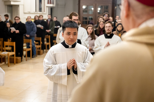 Feier der Beauftragung im Wiener Priesterseminar / Erzdiözese Wien/ Schönlaub, Stephan Schönlaub