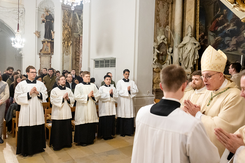 Feier der Beauftragung im Wiener Priesterseminar / Erzdiözese Wien/ Schönlaub, Stephan Schönlaub