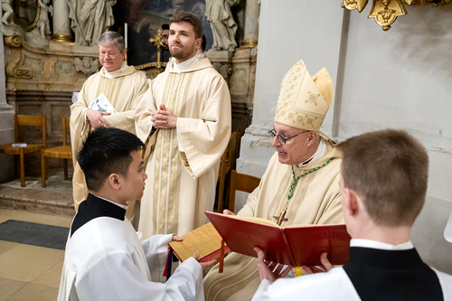 Feier der Beauftragung im Wiener Priesterseminar / Erzdiözese Wien/ Schönlaub, Stephan Schönlaub